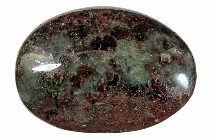 Polished Garnetite (Garnet) Pebble - Madagascar #171751
